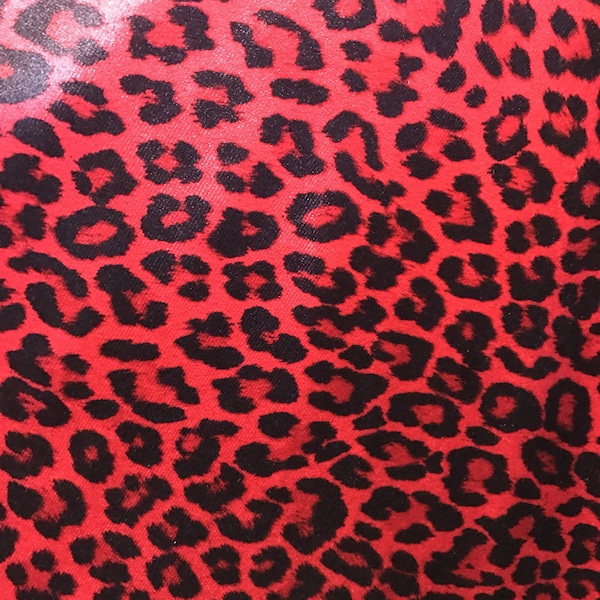 Leopard designStretch velvet 4way stretch 58/69" 90%poly; 10S Sold by the yd. Ships worldwide from Los Angeles California USA