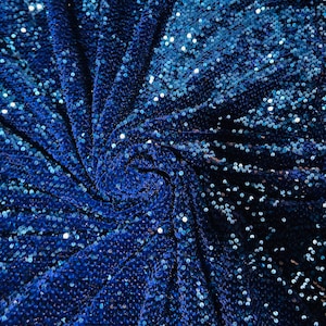 Nieuw stretchfluweel met luxe pailletten helemaal over 5 mm glanzende pailletten 2-way stretch 58/60&quot; Verkocht door de YD. Verzending wereldwijd vanuit Los Angeles Ca