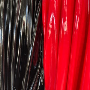 New Luxury Latex shining vinyl 4-way stretch 58/60” Sold by the YD. Ships worldwide from Los Angeles California USA.
