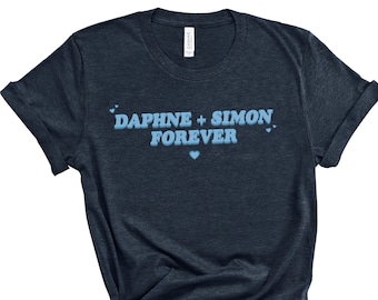 Daphne and Simon Forever Graphic Tee, fangirl tee, fandom tshirt, daphne bridger, duke of hastings, pop culture graphic tee, tv show tee