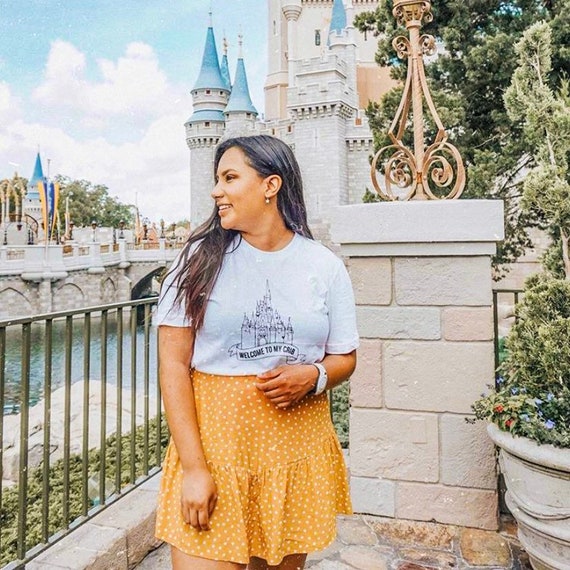 Welcome To My Crib, funny graphic tee, disney tshirt, princess tshirt, birthday gift, castle shirt, disney vacation, graphic tees, gift idea