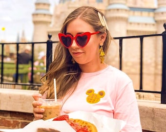 mickey waffle graphic tee, mickey mouse waffle, mickey shirt, disney snacks shirt, minimalist disney, graphic tee, mickey waffle shirt, gift