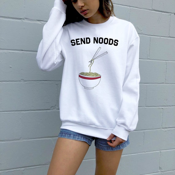 Send noods graphic sweater 