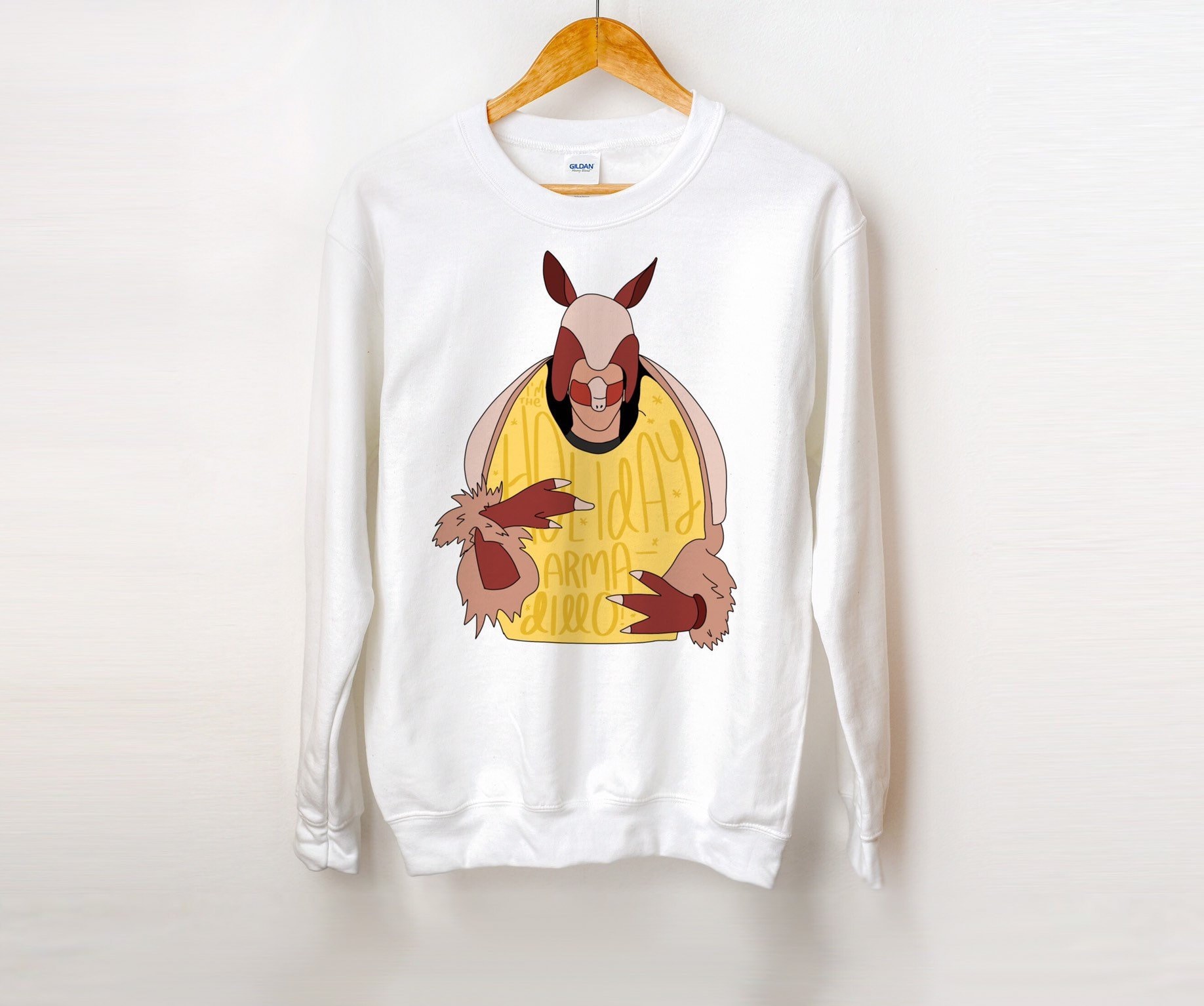 Holiday armadillo christmas jumper outlet