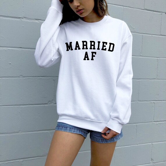 Married Af T-Shirt - Bridal & Engagement Shirt Married Af T-Shirt - Bridal & Engagement Shirt