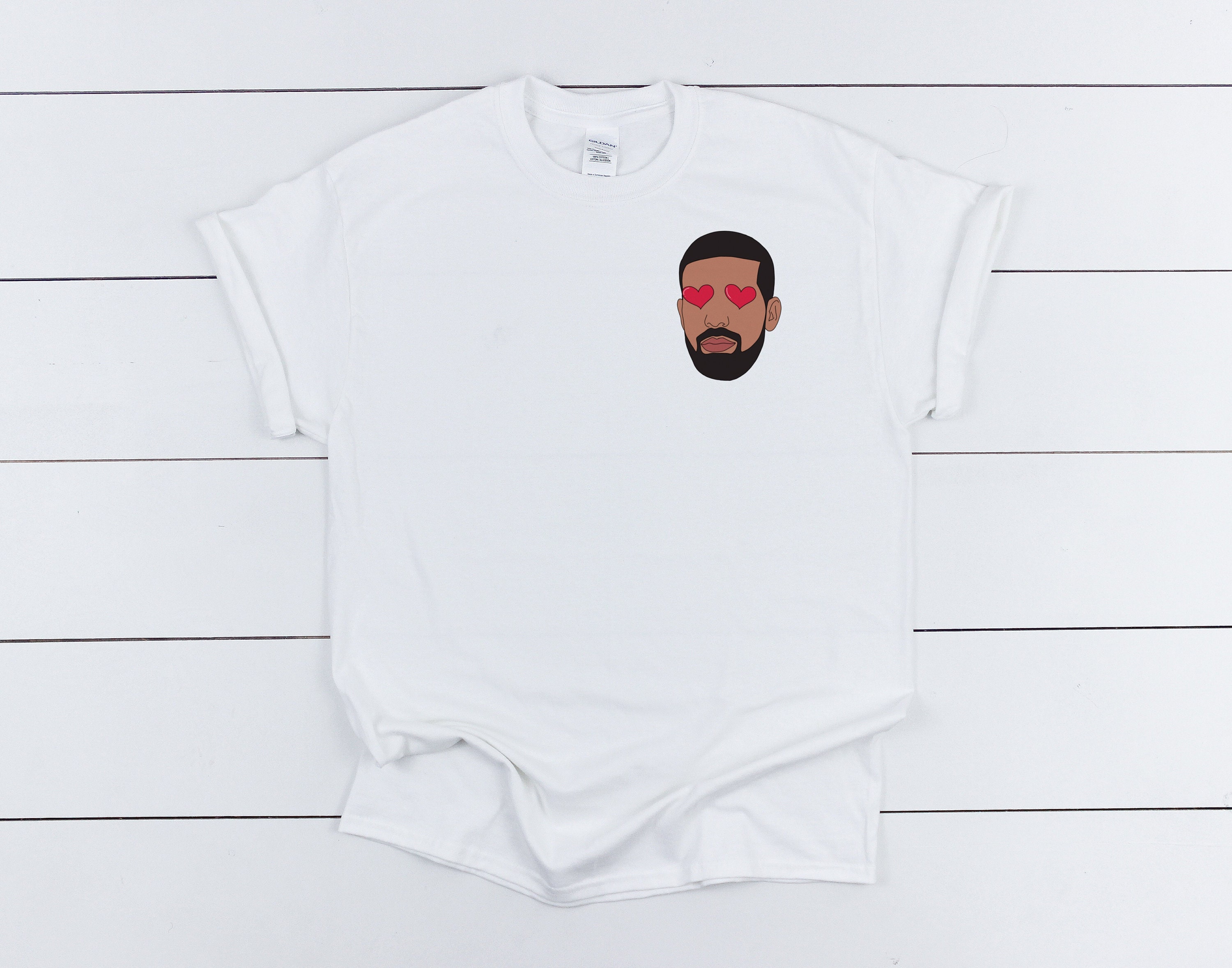 Heart Eyes Drake Pocket Detail Tshirt 