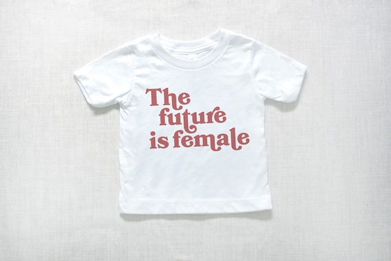 The Future Is Female Kids Graphic Tee, Baby girl tshirt, baby tshirts, feminist baby shirt, infant apparel, infant tshirt, baby girl gifts