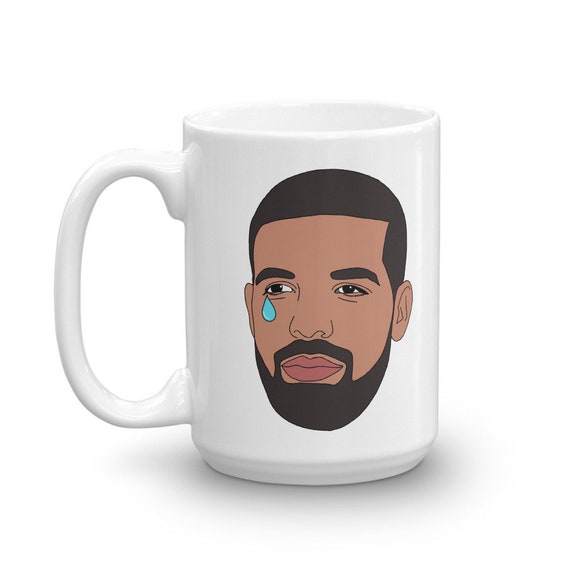 Drake Mok Koffiemok Huilen Drake Mok Hart Ogen Drake Mok Etsy