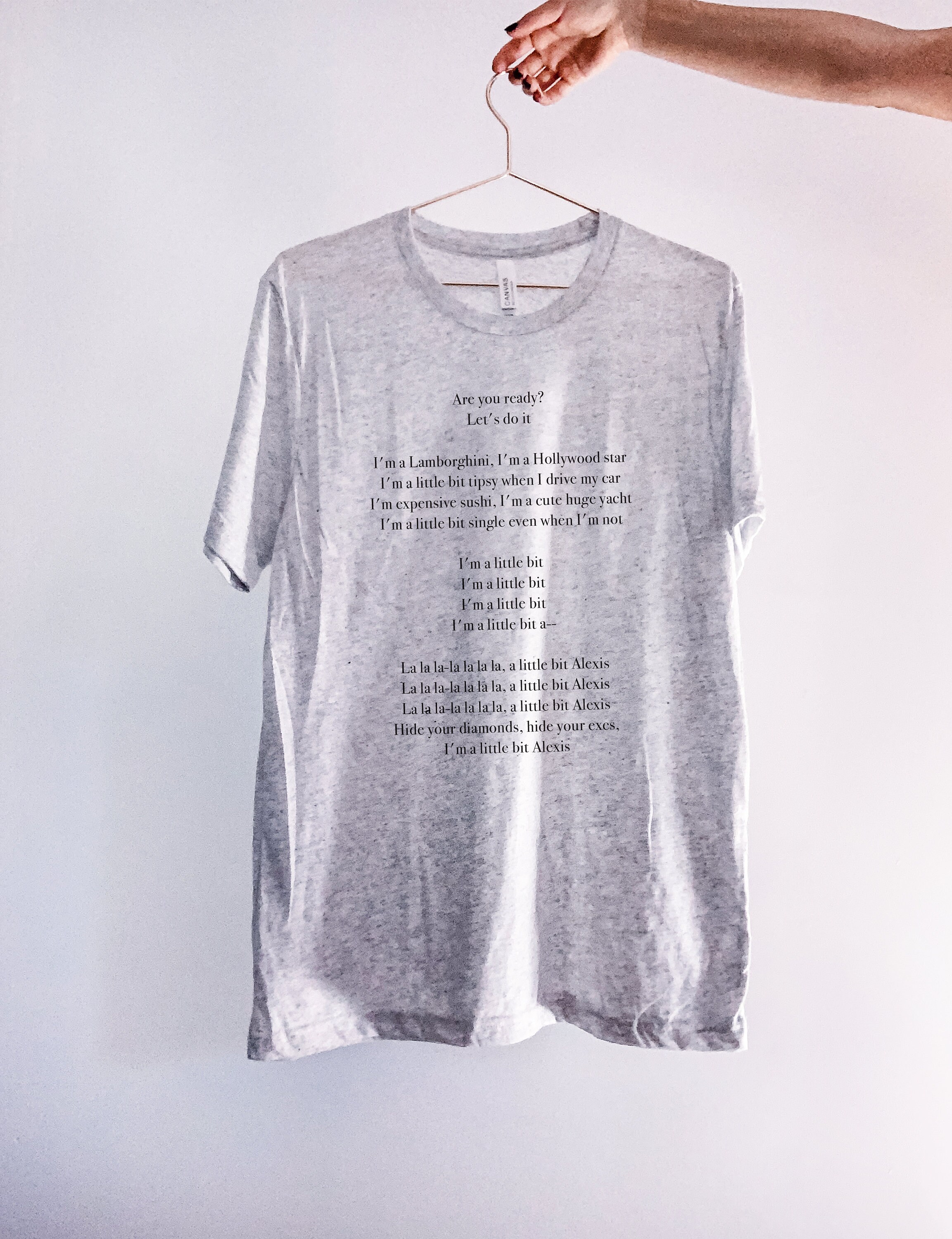 A Little Bit Alexis Lyrics Graphic Tee alexis rose shirt Etsy
