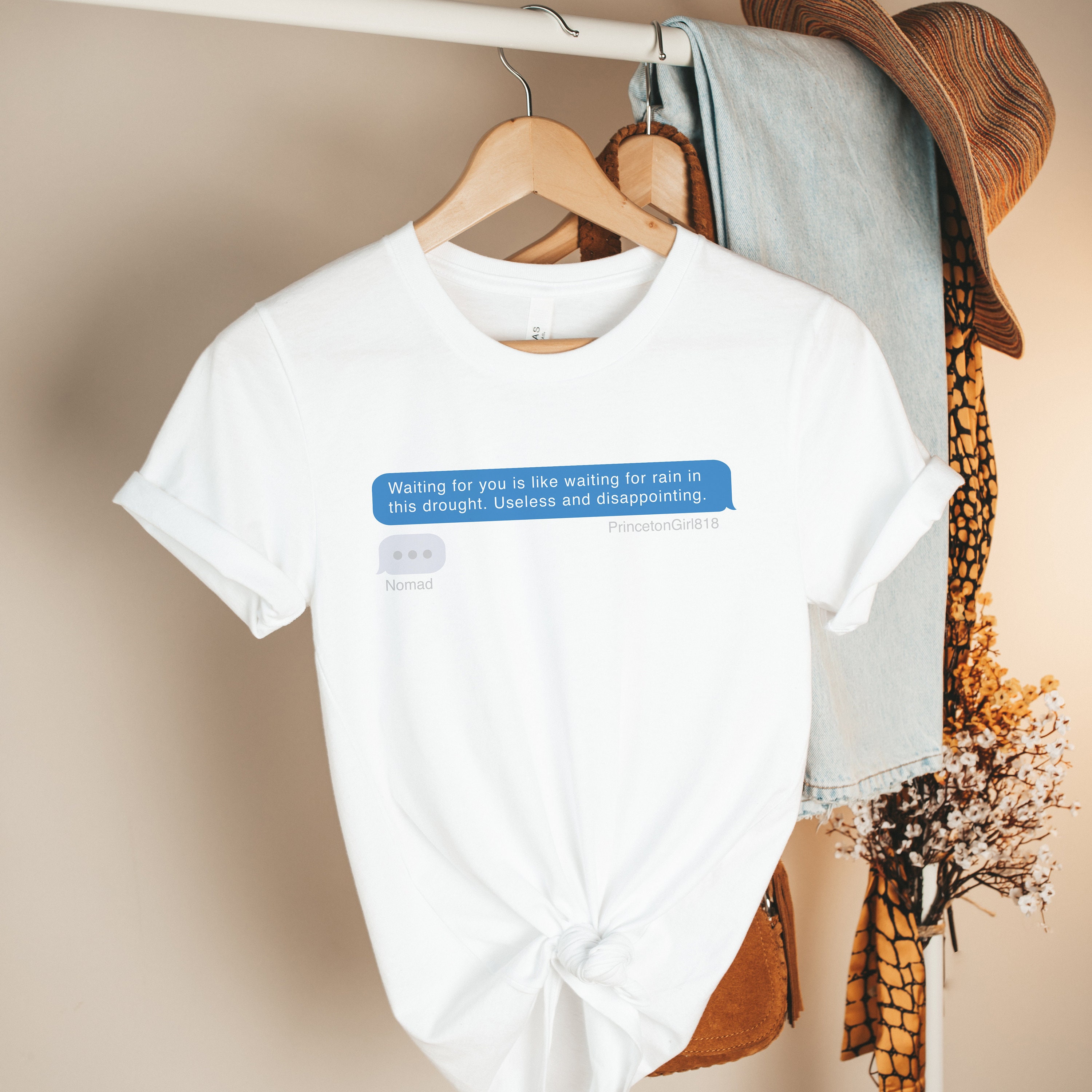 PrincetonGirl818 Tekst Graphic Tee Assepoester film citaat