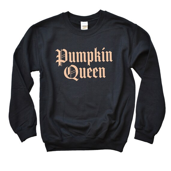 Pumpkin Queen Sweatshirt Pumpkin Sweater Fall Sweaters Pumpkin King Nightmare Before Halloween Crewnecks Halloween Sweater Gift Idea Etsy Australia