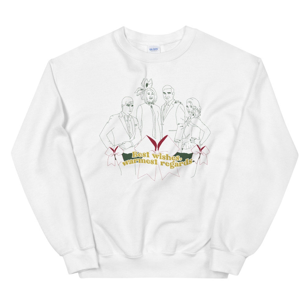 Best Wishes Warmest Regards Sweater, Schitts Holiday Sweatshirt, Ugly