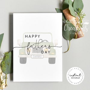 Father's Day Card Pregnancy Announcement- You Print