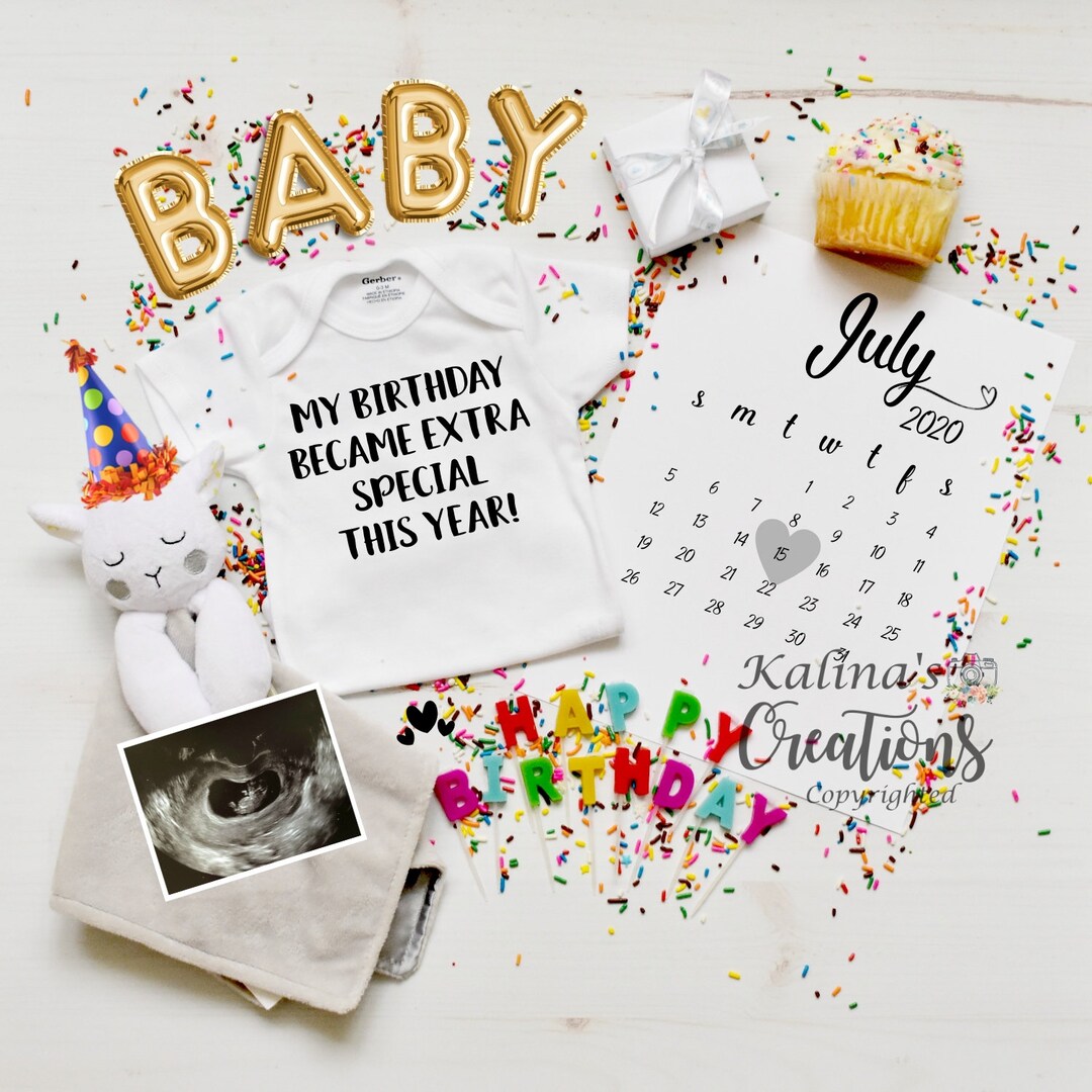 Birthday Pregnancy Announcement Social Media Announce Pregnancy