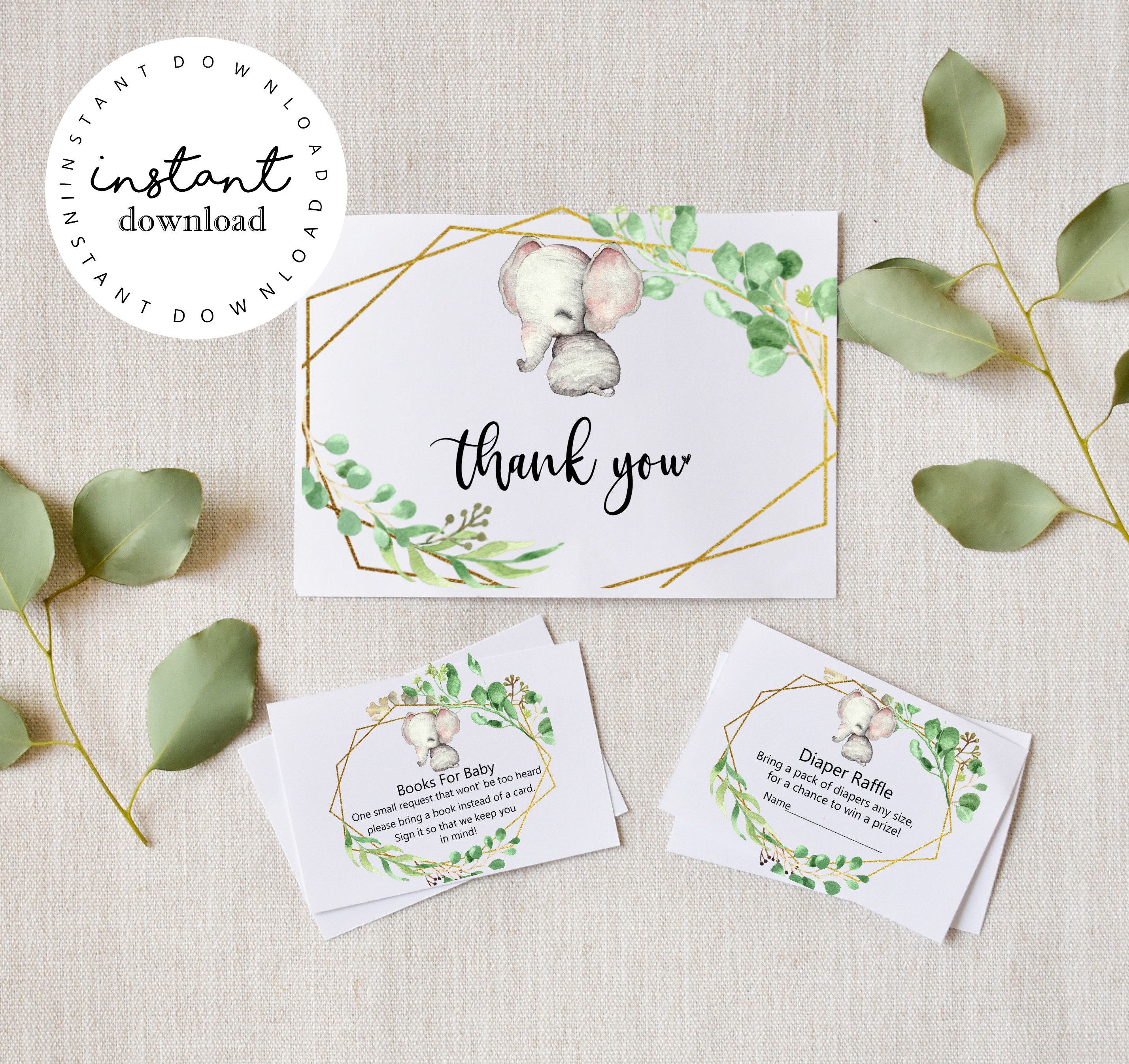 thank you card for diapers