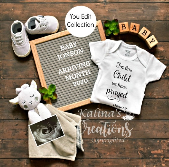 baby announcement on social media