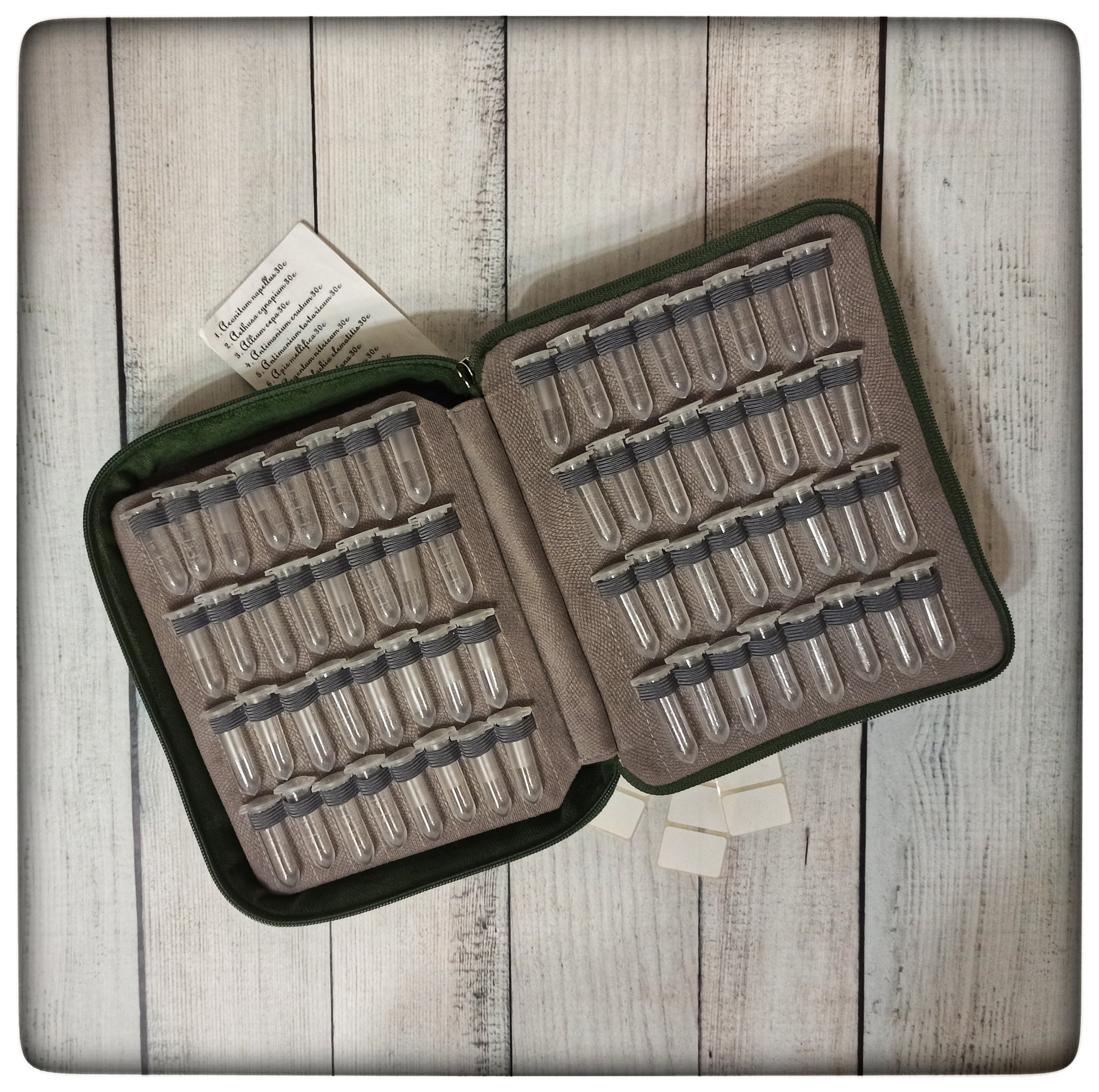 EMF Safe Homeopathy Storage case with 15 ml. medical plastic Etsy