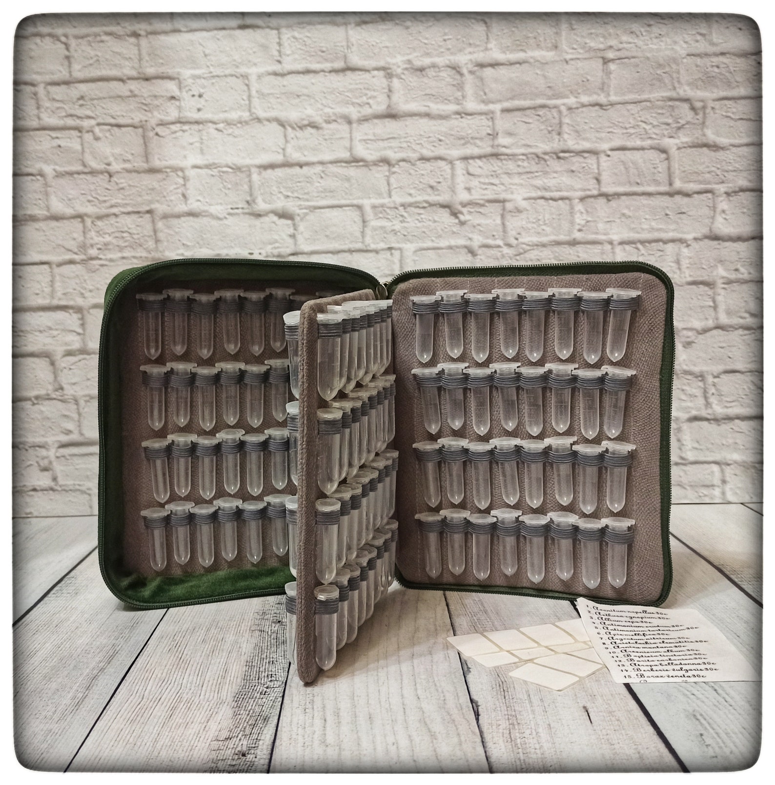 EMF Safe Homeopathy Storage case with 15 ml. medical plastic Etsy