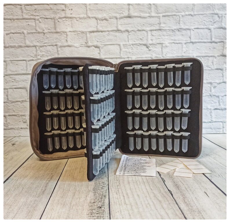 EMF Safe Homeopathy Storage case with 2 ml. medical plastic Etsy