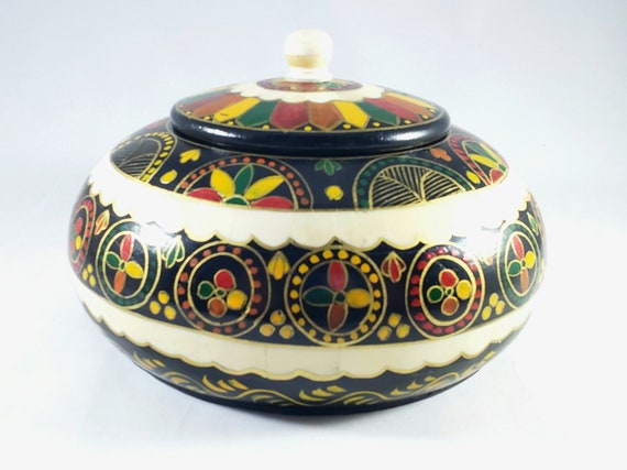 Handmade Bone Inlay Box Multicolored - image 2