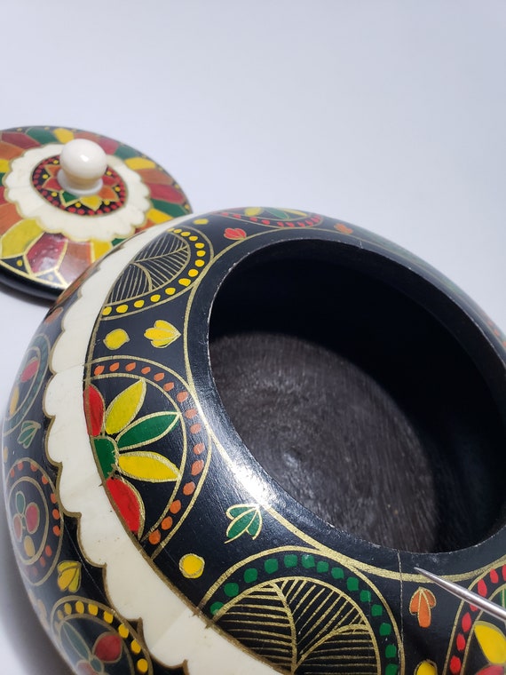 Handmade Bone Inlay Box Multicolored - image 4