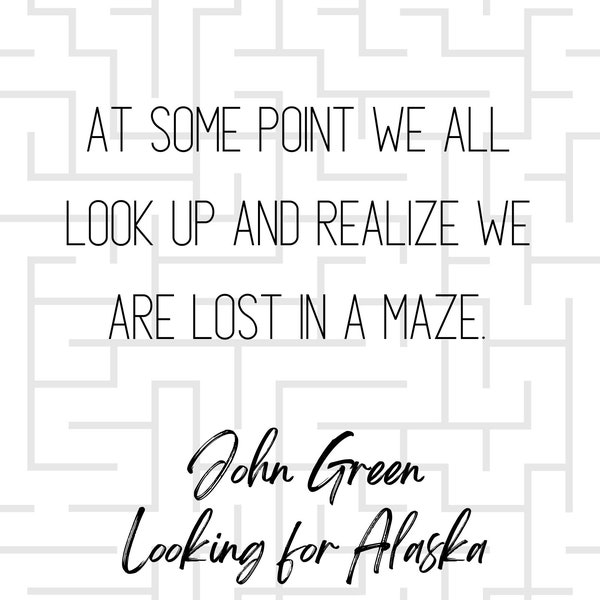 Looking for Alaska Etsy