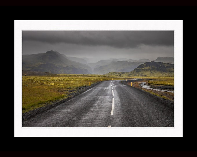 Icelandic Highway - Fine Art Photo for Home or Office Decor
