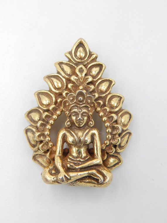 NAPIER Hindu Goddess Fur Clip - 1940 - 1950