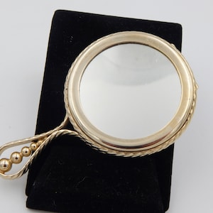 NAPIER Powder Compact Hand Mirror Design - 1950