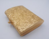 NAPIER Cigarette Case - Vibrant Gold Plating 1960