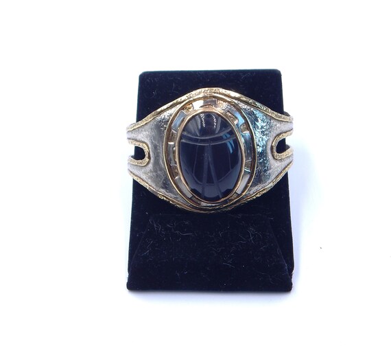 IXEL Statement Scarab Cuff - Mexican Artesian - image 1