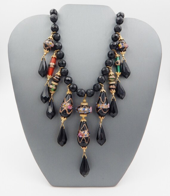 LES BERNARD Wedding Cake Bib Necklace - Gorgeous