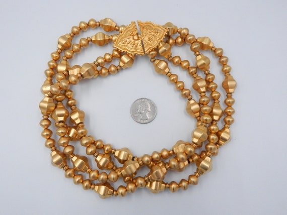 Karl Lagerfeld Statement Beaded Multi Strand Neck… - image 5