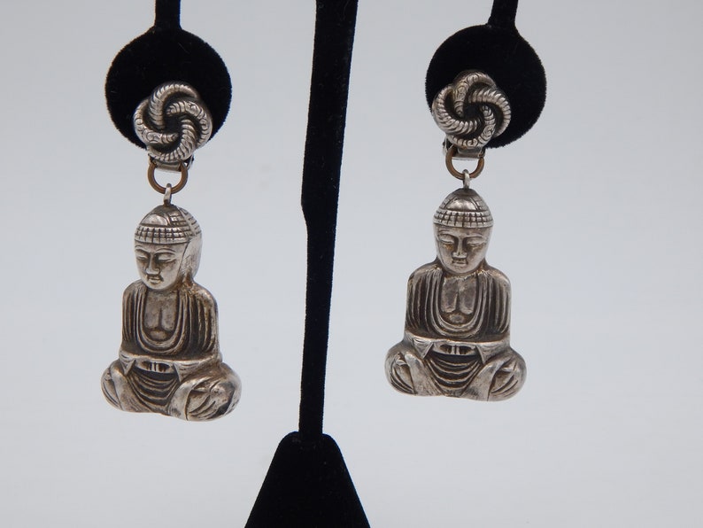 NAPIER Buddha shops Shangri-La Charm Earrings - 1950 Beauties