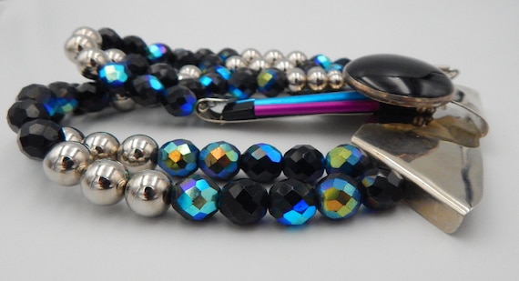 FLORELLE Statement Artesian Necklace - 1980s Time… - image 5