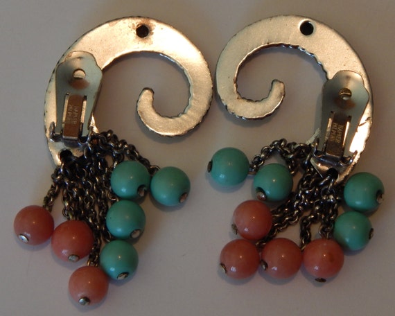 NAPIER Ram Horn Stylized Earrings - Earlier Piece - image 8