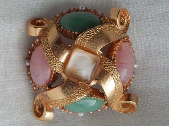 Fabulous JAY STRONGWATER Gem of the Sea Brooch Pi… - image 2