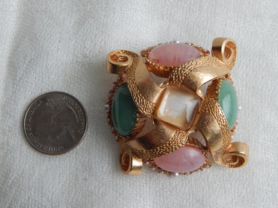 Fabulous JAY STRONGWATER Gem of the Sea Brooch Pi… - image 8