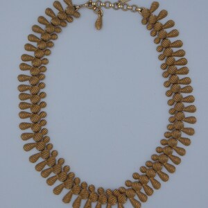 70’s Gold and Silver Multi-Chain Bib Necklace by Monet