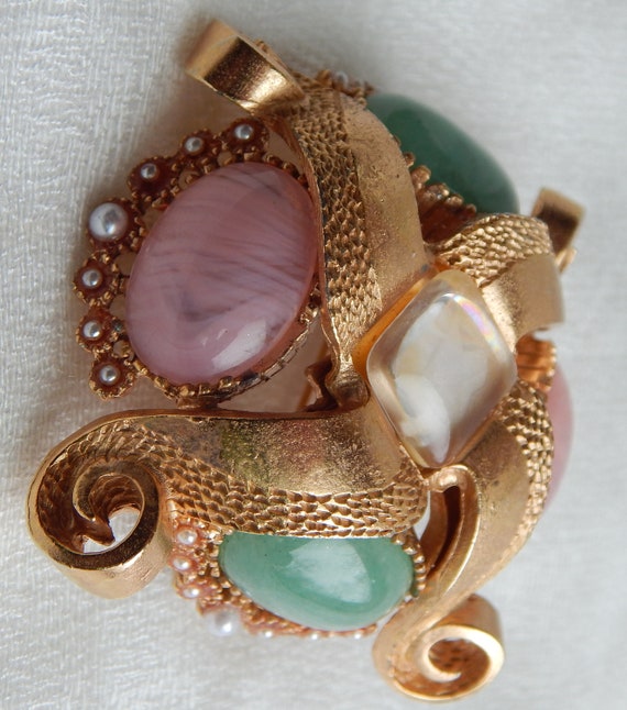 Fabulous JAY STRONGWATER Gem of the Sea Brooch Pi… - image 6