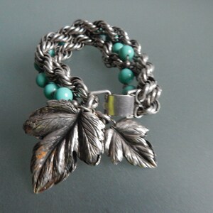 NAPIER Charm Bracelet Grapes & Leaves image 4