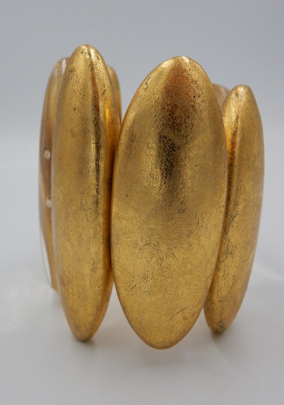 MONIES Gerda Lynggaard Lucite Gold Bracelet - Sta… - image 4
