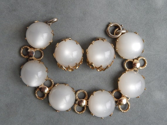NAPIER Moonglow Bracelet & Earrings - Luminescent,