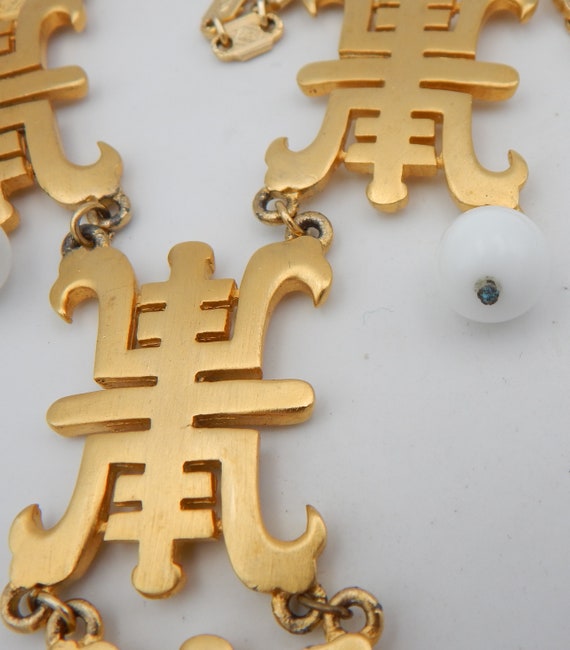 CASTLECLIFF Asian Influence Statement Necklace - … - image 8