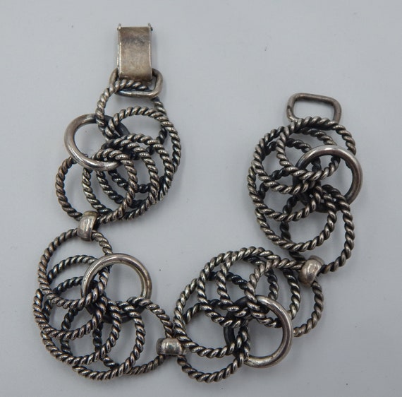 NAPIER Bracelet & Earrings - Circular Layered Ear… - image 4