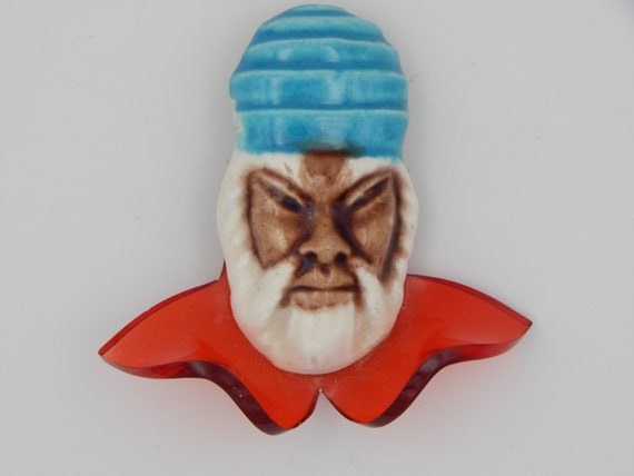 ELZAC Sultan Lucite Pottery Pin - Oriental Flair - image 1