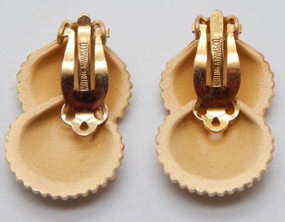 Vintage Whiting & Davis Seashell Clamper Bracelet… - image 9