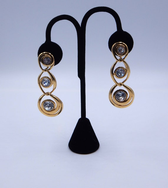 NAPIER Nightlights Line Crystal Drop Earrings - Da