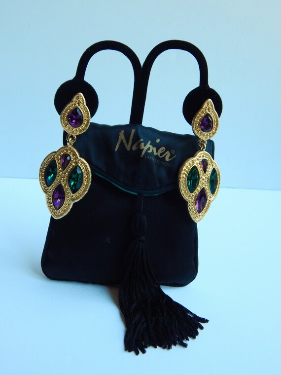 NAPIER Byzantium Chandelier Statement Earrings - 1