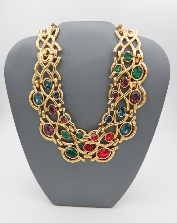 NAPIER Statement Necklace Byzantium Collection - … - image 2